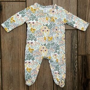 Nordstrom Floral Print Baby One Piece